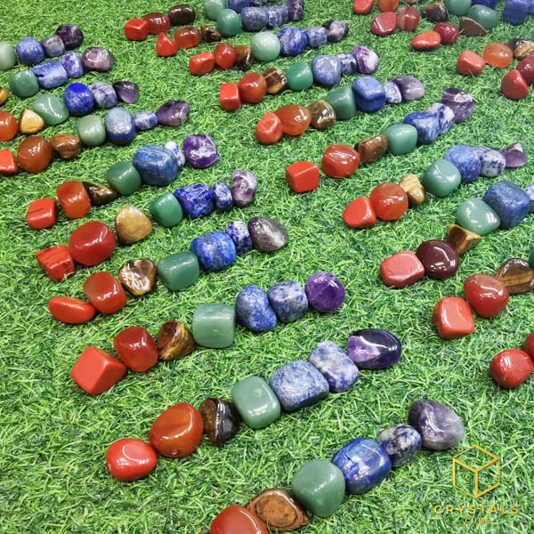 ENCHANTED Chakra Healing Crystal Tumbles Set