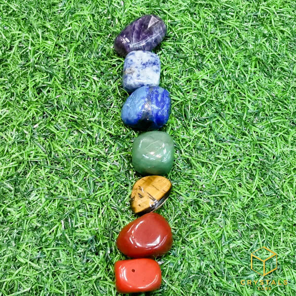 ENCHANTED Chakra Healing Crystal Tumbles Set