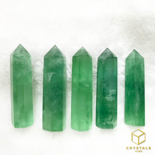 Green Fluorite Point