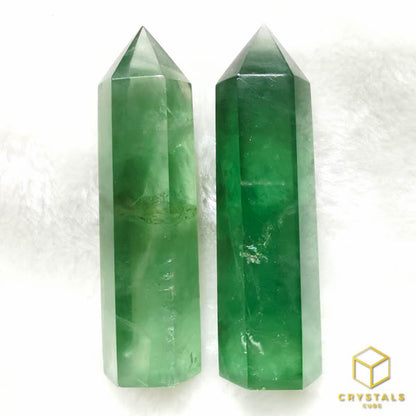 Green Fluorite Point