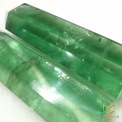 Green Fluorite Point