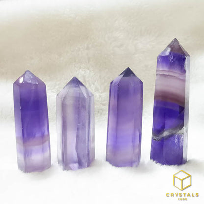 Purple Fluorite Point