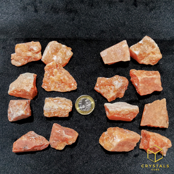 Orange Calcite Raw