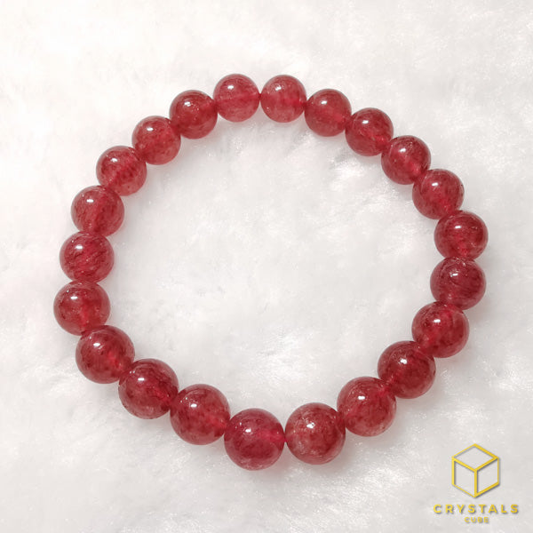 Strawberry Quartz Bracelet