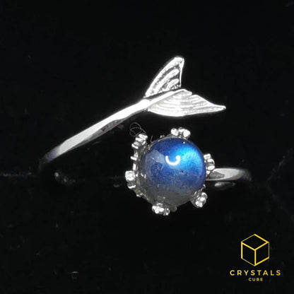 Labradorite Ring - Mermaid Tail